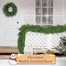9 Ft Real Touch Christmas Garland Indoor with Pine Cone,Thick and Lush，Soft Bendable Mantle Garland Christmas, Lifelike Cedar Garland, Christmas Garland for Mantle,Indoor Christmas Decorations by CozyNest Decor