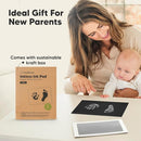 1-Pack Inkless Baby Hand and Footprint Kit - Mess Free Ink Pad for Newborn Keepsake, Dog Nose & Paw Print Kit, Clean Touch Ink Pad for Baby Hand & Footprints, Ideal New Mom Gifts(Silver, Jumbo) by TinyTreasures Baby Boutique