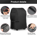 LBTING Grill Cover, 40-inch Heavy Duty 300D Oxford Waterproof Windproof UV Resistant BBQ Gas Grill Cover for Outdoor Barbecue Fit Most Brands Weber, Brinkmann, Char Broil, Holland by GreenHaven Gardens