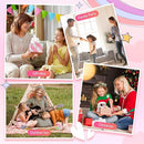 Karaoke Machine for Kids Adults, Mini Portable Bluetooth Karaoke Speaker with 2 Wireless Microphone and Lights, Christmas Birthday Gifts for Girls Ages 4, 5, 6, 7, 8, 9, 10, 12+ Family Home Party by TinyTreasures Baby Boutique