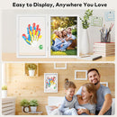 Family Handprint Kit, DIY Craft Keepsake, Hand Print Photo Frame, Family Gifts for New Mom, New Baby, New Parents, Grandparents, Mother's Day, Father's Day, Adoption Day, Anniversary by TinyTreasures Baby Boutique