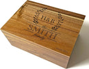 Wedding Keepsake Box - Personalized Couple Gift, Custom Gift for Wedding Anniversary, Wooden Memory Boxes for Love Letters, Cards, Engagement Time Capsule, Unique Gift for Parents 11x8x4.75 in by TinyTreasures Baby Boutique
