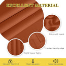 NICETOWN Doorway Curtains for Girls Room 78 inches Long, Grommet Privacy Light & Sound Reducing Room Darkening Window Treatments for Living Room, 2 Panels, Burnt Orange, W52 x L78 by TinyTreasures Baby Boutique