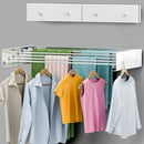 Foldable Wall Mounted Drying Rack 28 inch - Easy to Install Hanging Rack for Laundry Room - Space Saving Design with 55-lb Capacity - Perfect Drying Racks for Clothes Towels & More by CozyNest Decor