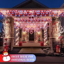 JMEXSUSS 38.8 Ft 400 LED Icicle Christmas Lights for Outside, 8 Modes Red and White Icicle String Lights Plug in with Remote, Christmas Lights Indoor Outdoor for Halloween Party Christmas Decoration by GreenHaven Gardens