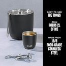 S'well Ice Bucket with Tongs, 68oz, Onyx by CozyNest Decor
