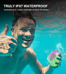 comiso Shower Bluetooth Speaker, Waterproof Bluetooth Speakers IPX7, Floating Portable Wireless Speaker with LED Light, Loud HD Sound and Bass for Travel Beach Shower, Ideal Gifts for Men and Women by TinyTreasures Baby Boutique