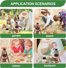 Kids Camping Set – an Indoor/Outdoor Pretend Play Adventure kit Featuring a Tent, Oil lamp, Stove, and More. Perfect for Ages 3+ by TinyTreasures Baby Boutique