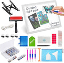 iVyne Corded A4 Light Pad for Diamond Painting & Art Projects – LED Light Board with Diamond Art Accessories – Ultra-Thin & Portable Diamond Dot Light Board, Perfect for Artists - White by TinyTreasures Baby Boutique