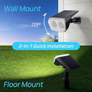 Consciot Solar Spot Lights Outdoor Waterproof, 24 LED Dusk-to-Dawn Solar Outdoor Lights, 2 in 1 Adjustable Wall Lights, Daylight Solar Landscape Spotlights for Garden Yard Wall Walkway, 2 Pack by GreenHaven Gardens