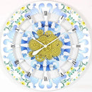 The Gears Clock Wall Clock Italy Collection with Moving Gears (Ravello, 36 inch Round) by CozyNest Decor