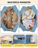 Birthday Present-Initial Duffle Bag, Yoga Bags for Women，Overnight Bag with Wet Pocket，Lightweight Work Bags Personalized Gym Tote with Makeup Pouch by TinyTreasures Baby Boutique
