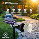 Solar Spot Lights Outdoor, 21 LEDs Solar Landscape Lights Auto On/Off with 3 Modes, IP67 Waterproof Solar Yard Spotlight Wall Lights, 2-in-1 Solar Outdoor Lights for Garden, Pathway, Pool by GreenHaven Gardens