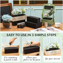 Lallisa 12 Pcs Reusable Floral Foam Blocks 9 x 3 x 3 Water Weather Resistant Dry Floral Foam for Artificial Flower Arrangements Outdoor Flower Boxes Outside Hanging Planters Wedding Home Decor (Black) by GreenHaven Gardens