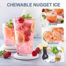 3-in-1 Nugget Ice Maker with Ice & Water Dispenser - 90Lbs/24H Pellet Chewable Ice, Self-Cleaning Countertop Stainless Steel Ice Machine for Commercial, Office, Kitchen, Party (Quiet Operation) by CozyNest Decor