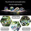 HDCRYSTALGIFTS 4pcs Crystal Suncatchers for Window Hanging Sun Catchers Indoor Rainbow Maker Crystals for Home Garden Decor Lamp Chandelier Lamp Prisms by GreenHaven Gardens