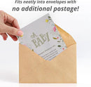 BENTLEY SEED CO. Oh Baby Seed Packets|Girl or Boy Baby Shower Favors for Guests | 25 Wildflower Seed Packets | Pre-Filled | Bouquet Wildflower Mix | Non-GMO Seeds | Gender Neutral | Eco-Friendly Gift by GreenHaven Gardens