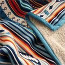 UKELER Bohemian Sherpa Bed Blanket King Size 90'' x 108'', Native American Cozy Warm Blanket for Bed/Couch/Sofa, Great Gift for Women's Day,Mother's Day,Father's Day,Thanksgiving,Christmas,Birthday by CozyNest Decor