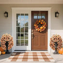 Bougainvillea Artificial Flowers Plants for Outdoors Outside Fall Autumn Decoration, 2 pcs Faux Silk Long Trailing Vines UV Resistant Look Real Brown Fake Flowers for Front Door Porch Planter Urn Yard by CozyNest Decor