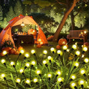 Solar Garden Lights Outdoor, 6 Pack 60 LED Solar Firefly Lights Waterproof, Sway by Wind, Solar Swaying Light for Yard Patio Backyard Garden Planter Flower Bed Pathway Outdoor Decoration (Warm White) by GreenHaven Gardens