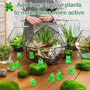 220 Pcs Mini Resin Frogs Green Plastic Miniature Tiny Figurines Tiny Frogs for Fairy Garden Moss Landscape DIY Craft Accessories Home Ornament and Dollhouse Birthday Party Favors by GreenHaven Gardens