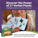 Wildcraft! an Herbal Adventure Cooperative Board Game - Learn 25 Herbs with No Reading Required - Educational Game for Kids 4+ & Families - Includes 3 Printable PDFs, Coloring Book & Plant Guide by TinyTreasures Baby Boutique