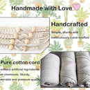 Self Watering Hanging Planters for Indoor Plants 3 Pack Macrame Plant Hangers with Drainage Holes Pots and Hooks for Home Garden Decor Green by GreenHaven Gardens