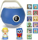 Kids Book Projector – 6 Bible & 5 Classic Read-Aloud Stories, 10 Songs & Night Light & Soothing Dream Music | Children Ages 3+ Storytime Projector for Kids & Toddler | Toys, Owl & Angel by TinyTreasures Baby Boutique