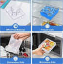 Bento Lunch Box Set With 10oz Soup Thermo, Leak-proof Lunch Containers with 4 Compartment, Kids Hot Thermo Food Jar/Insulation Lunch Bag, Food Containers for School（Shark） by TinyTreasures Baby Boutique