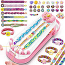 Friendship Bracelet Making Kit for Girls-DIY Bracelets Maker Art & Craft Kits for Kids-Jewelry String Braiding Set Toys for Age 6 7 8 9 10 11 12 Year Old Girl Advent Calendar Christmas Birthday Gifts by TinyTreasures Baby Boutique