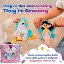 Pinwheel Crafts Beginner Sewing Kit for Kids Ages 5 6 7 8-12+ - Make Your Own Fairytale Characters Kids Sewing Kit - Play & Learn to Sew Craft Box, Girls & Boys Birthday Gifts by TinyTreasures Baby Boutique