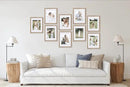 Sheffield Home 9 Piece Gallery Wall Frame Set, 11x14 Inch, Light Natural by CozyNest Decor