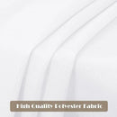 sancua 6 Pack White Tablecloth 60 x 84 Inch, Rectangle Table Cloth for 4ft Tables - Stain and Wrinkle Resistant Washable Polyester Table Cover for Dining Wedding Banquet Party Buffet Restaurant by CozyNest Decor