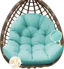 Egg Chair Cushion Replacement, Waterproof Outdoor Hanging Egg Chair Cushion Hammock Swing Chairs Cushions Pads, U-Shaped Thickened Cushions for Hanging Eggs Chairs, 47x33x7 Inches (Teal) by GreenHaven Gardens