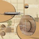 Acacia Wood 21" Lazy Susan Turntable Organizer for Table Top, Farmhouse Extra Large Round Lazy Susan for Serving Kitchen Countertop Cabinet for Charcuterie Centerpiece, Bathroom Vanity Tray Decor by CozyNest Decor