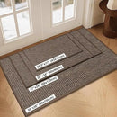 LEKEEPGO Door Mat 17"x29", Non Slip Door Mat Indoor Entrance, Rubber Backing Indoor Door mat Washable Absorbent Low-Profile Doormat Front Entryway Entry Resist Dirt Inside Door Mats, Brown by CozyNest Decor
