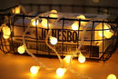 Globe String Lights for Bedroom, 49 Feet 100 LED Fairy Lights Plug in, 8 Modes Warm White Christmas String Lights for Indoor Outdoor Patio Party Garden Wedding Christmas Tree Decor by CozyNest Decor