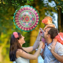 Wind Spinner Mandala Manjusaka Laser Cut Stainless Steel Wind Spinners for Yard and Garden Decoration 3D Kinetic Metal Art Ornament Hanging Wind Sculptures Outdoor Decor Creative Gifts Ideas by GreenHaven Gardens