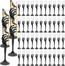 Bokon 48 Pcs Halloween Champagne Flutes Bulk Plastic Stemware Halloween Skeleton Hand Plastic Goblets Creepy Champagne Flute for Party Decoration(Black) by CozyNest Decor