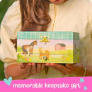 Musical Horse Kids Jewelry Box - Girls Jewelry Box with Mirror, Horse Toys for Girls Age 4-6 by TinyTreasures Baby Boutique