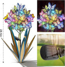 Homight Solar Metal Agave Butterfly Flower Stick Garden Sculpture - Outdoor Gift, Christmas Lights - Swaying Butterfly Garden Lights (2 PCS Blue) by GreenHaven Gardens