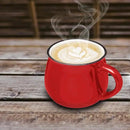 Custom Glazed Campfire Coffee Mugs 12 oz. Set of 100, Personalized Bulk Pack - Perfect for Coffee, Tea, Espresso, Hot Cocoa, Other Beverages - Red by CozyNest Decor