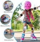 BOSONER Kids/Youth Knee Pad Elbow Pads for Roller Skates Cycling BMX Bike Skateboard Inline Rollerblading, Skating Skatings Scooter Riding Sports by TinyTreasures Baby Boutique