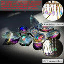 H&D HYALINE & DORA 10pcs Coloful Crystal Chandelier Lamp Lighting Drops Pendants Prisms Hanging Glass Prisms Parts Suncatcher Home Car Decor by GreenHaven Gardens