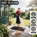 Yimobra Welcome Mat, Heavy Duty Sturdy Door Mats for Home Entrance Outdoor Indoor, Front Doormat for Outside Patio Floor Entry Porch Garage Office, Waterproof, Low Profile, 47 x 24, Coffee by CozyNest Decor