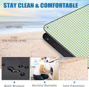 G GOOD GAIN Picnic Blankets Outdoor Extra Large - Waterproof Picnic Blanket with Carry Strap | Machine Washable Picnic Mat with Sandproof Backing for Park, Grass, Camping, Hiking, Concerts (Lime) by TinyTreasures Baby Boutique