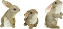 Design Toscano QM92008 The Bunny Den Rabbits Indoor/Outdoor Garden Animal Statues, 3 Inches Wide, 4 Inches Deep, 5 Inches High, Full Color Finish by GreenHaven Gardens