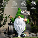 Garden Gnomes Outdoor with LED Solar Light - 11’’ Funny Gnome Decorations/ ornaments for Home/Yard/Patio Solar Lantern Garden Statues - Decor -Deals/clearance - Housewarming/Birthday Gifts by CozyNest Decor