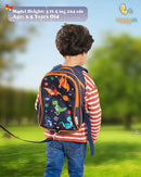 HappyVk- Backpack with Leash for Kids-Anti Lost Walking Toddler Leash-Dinosaur design-for 1-4 Years Old Boys, Girls by TinyTreasures Baby Boutique