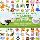 Crochet Kit for Beginners, Crochet Starter Kit with Step-by-Step Video Tutorials, Amigurumi Crochet DIY Knitting Supplies for Adults Kids, 3-Pack Little Lambs (40%+ Yarn) by TinyTreasures Baby Boutique